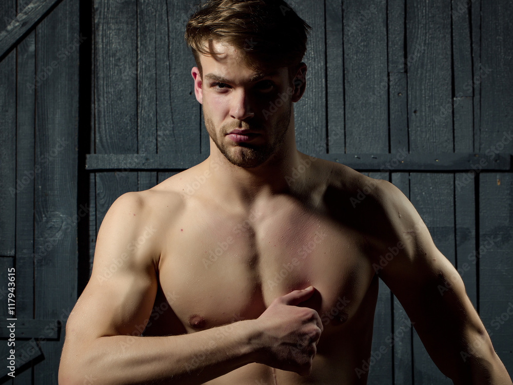 Obraz premium Sexy young man