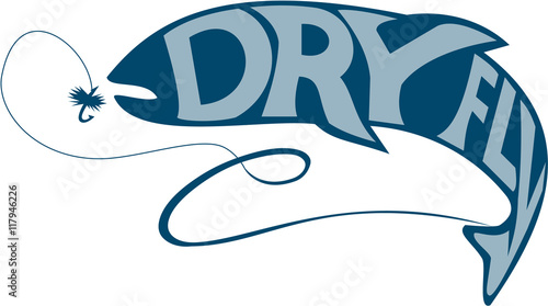 Trout Catching Bait Dry Fly Retro