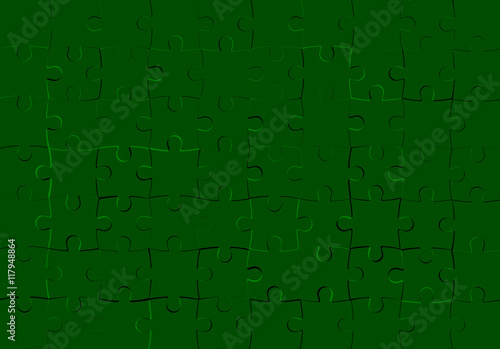 Puzzle green background.