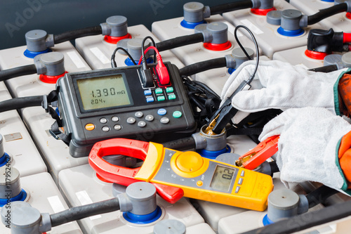 Εκτύπωση καμβά digital battery tester