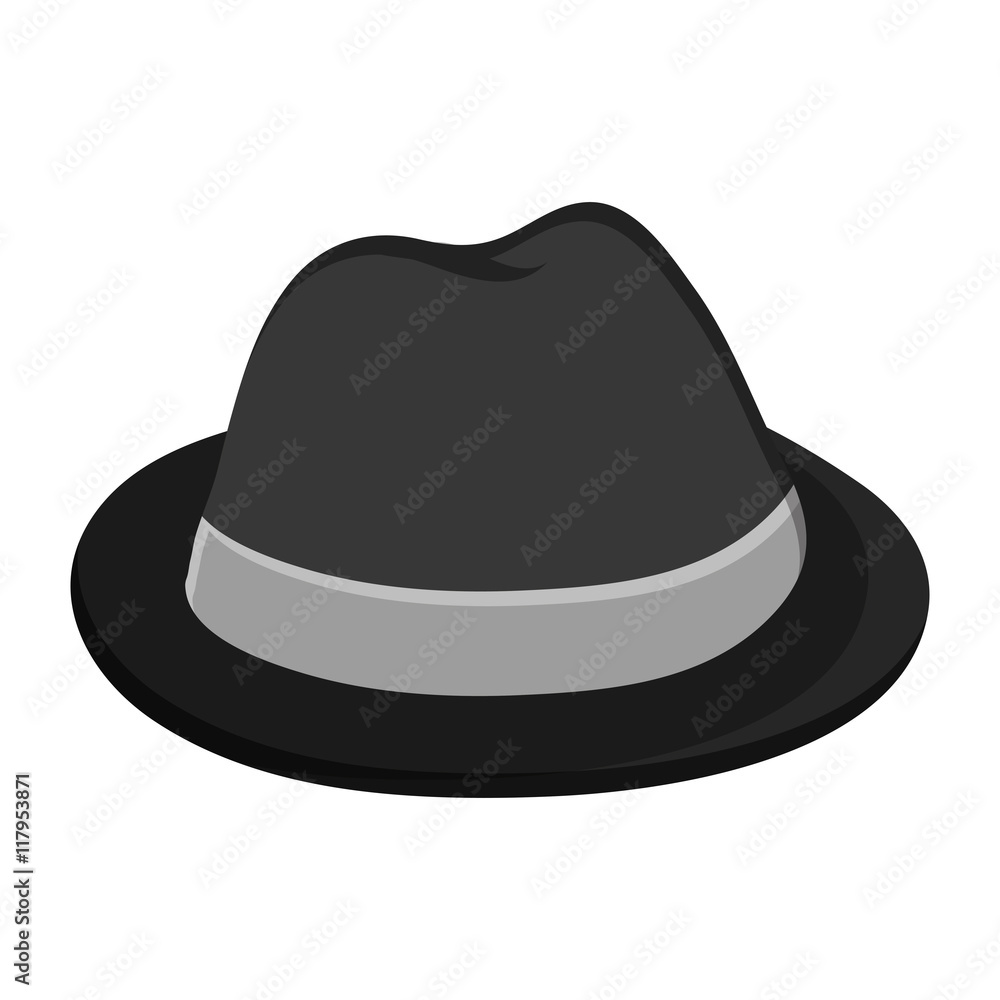 flat design single hat icon vector illustration flat design single hat icon vector illustration