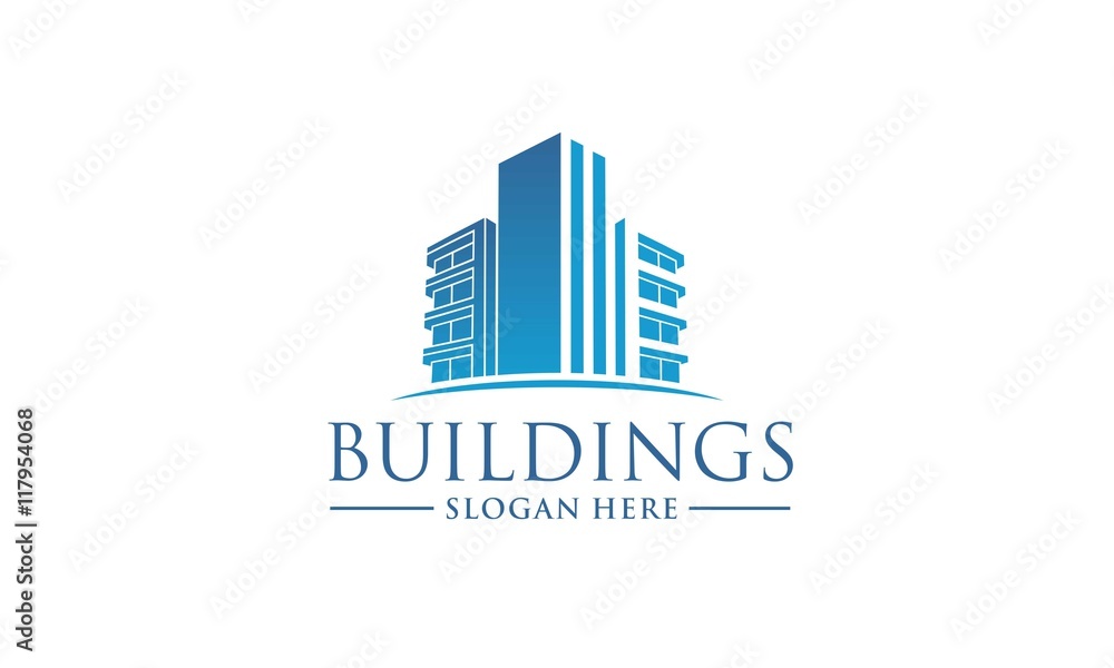 Buildings Real Estate Logo