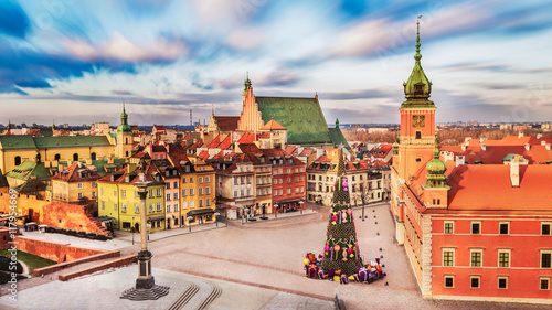 Varsovie pendant la période de Noël