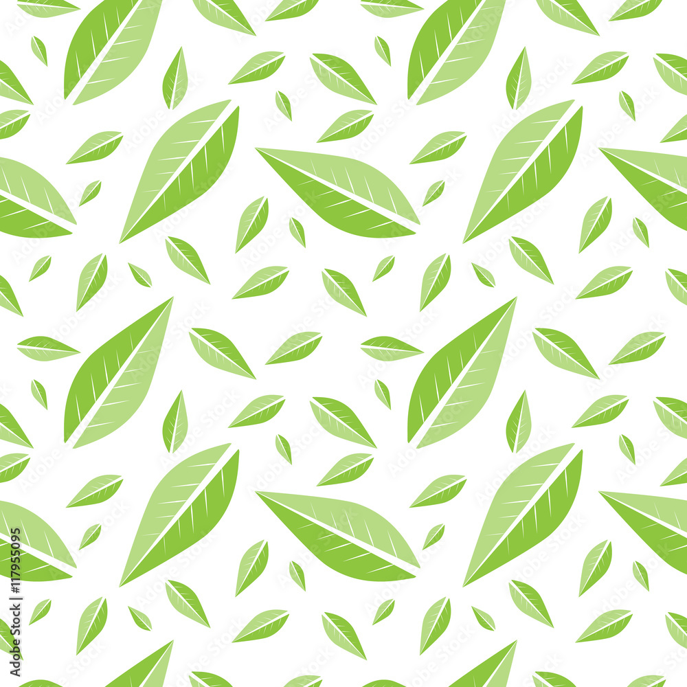 Seamless leaf pattern Seamless leaf pattern