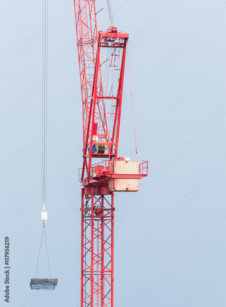 Construction crane hook