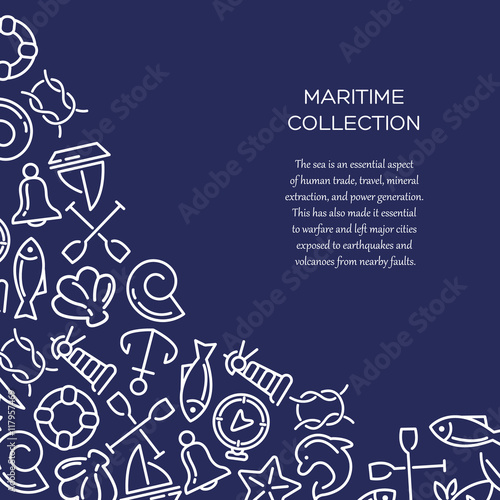Maritime collection background