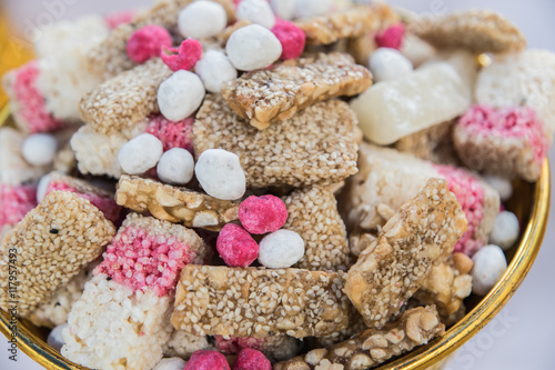 Candy comfit, Chinese sweetmeat made of many ingredients