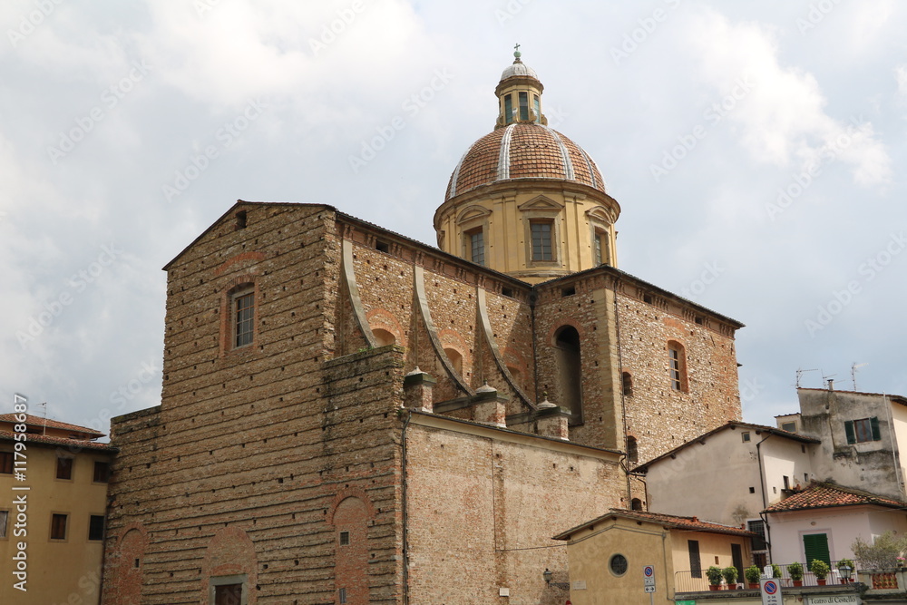 Fototapeta premium Church San Frediano in Florence, Italy 