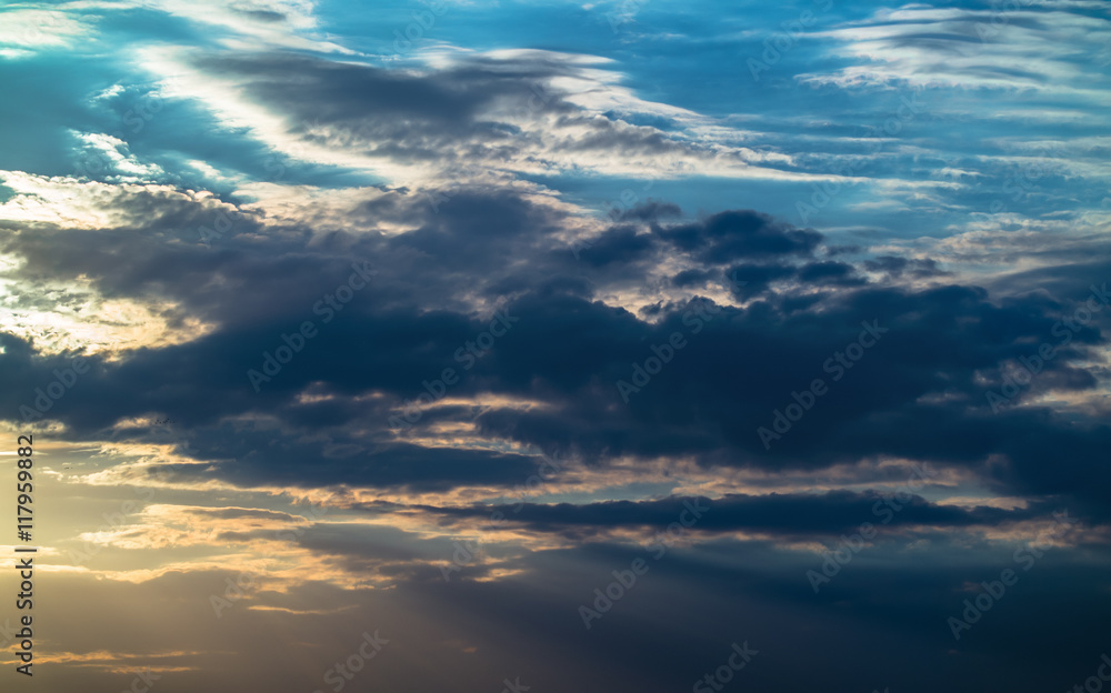 clouds in the blue sky clouds in the blue sky