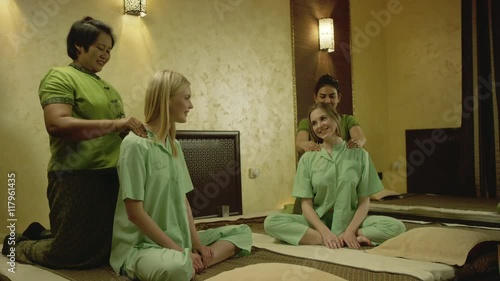 thai massage at spa