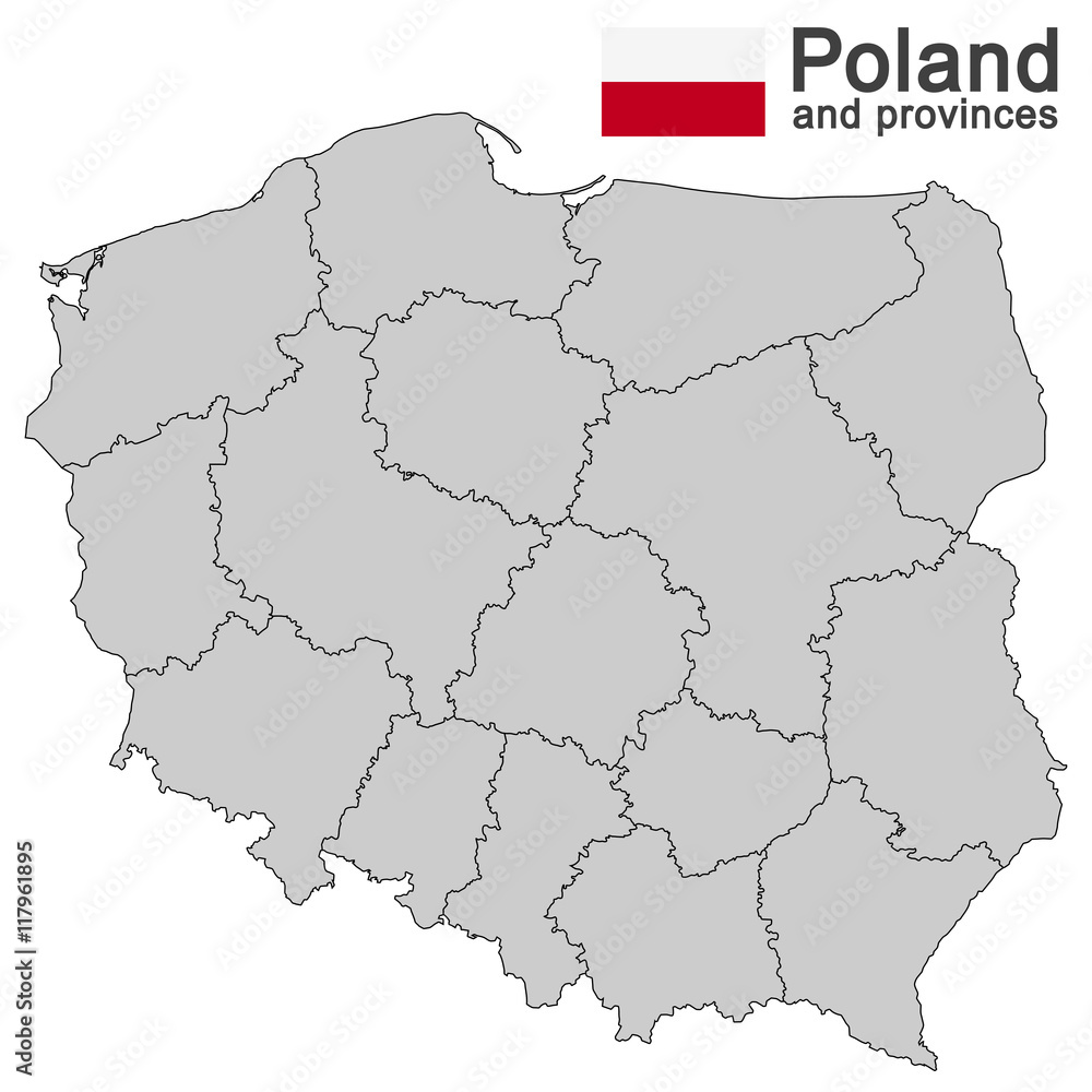 country Poland and voivodeships country Poland and voivodeships