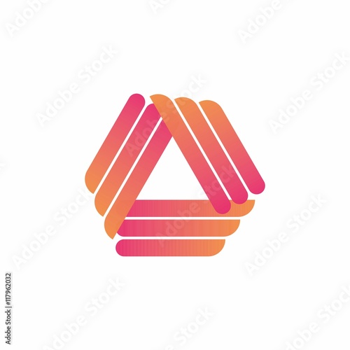 triangle vector logo icon