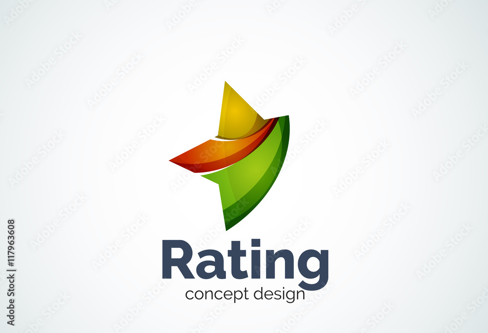 Star logo template, rating or best choice concept Star logo template, rating or best choice concept