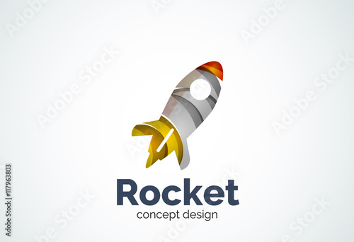 Rocket logo template