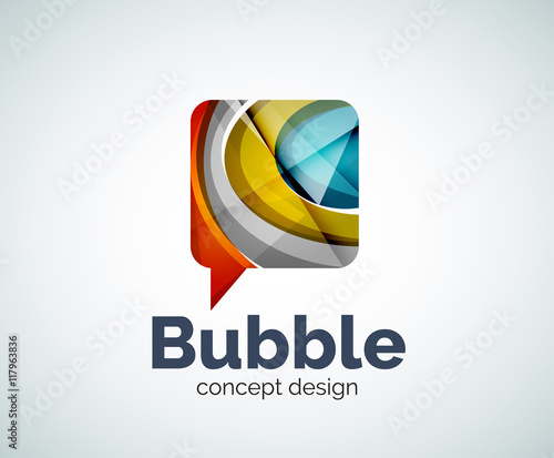 Free Download Bubble logo template - GFXLoad