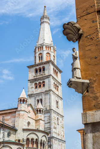 Cathedral of Santa Maria Assunta e San Geminiano of Modena, in Emilia-Romagna. Italy. photo