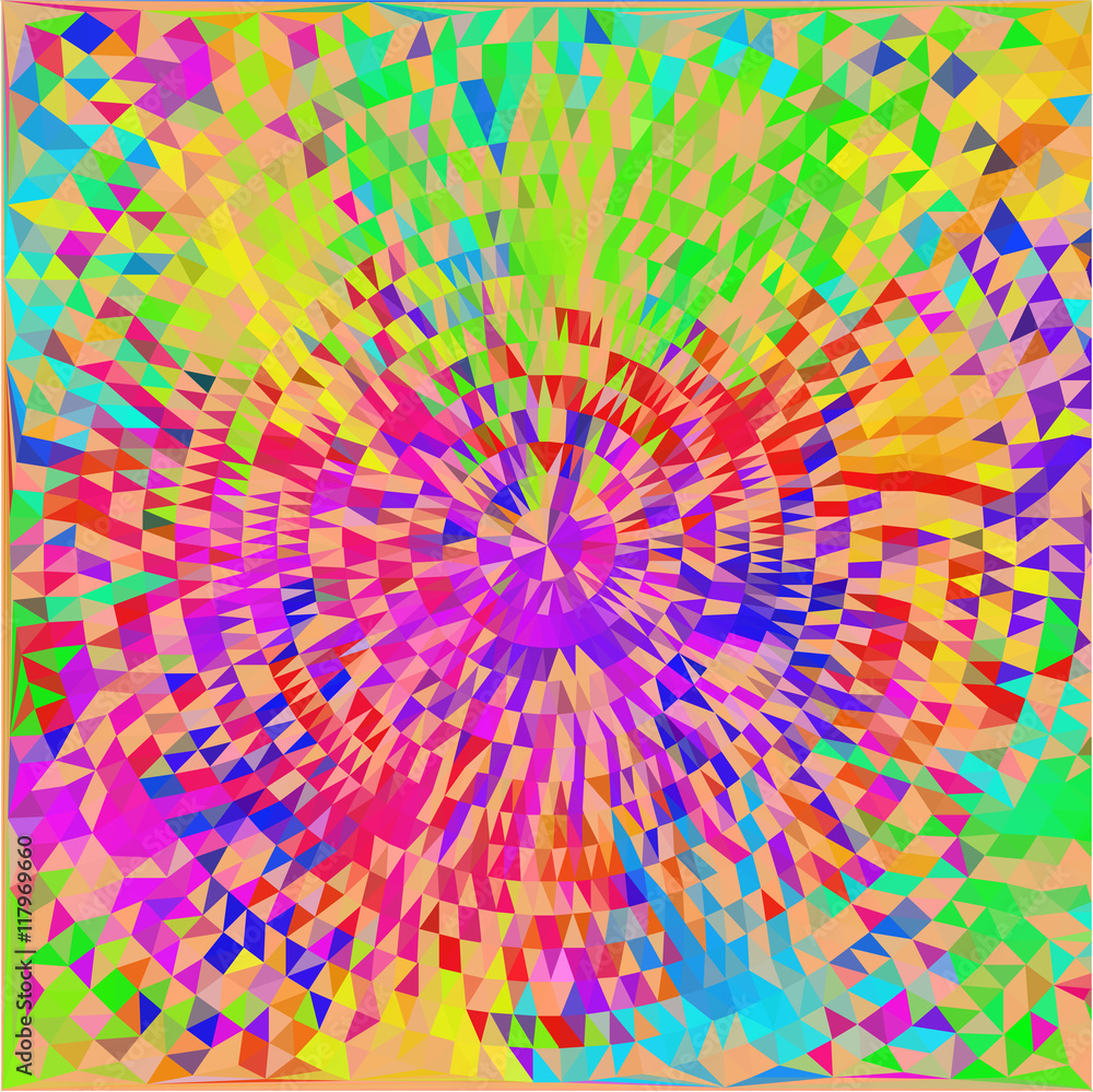 Pink green blue and orange triangle circle business background Pink green blue and orange triangle circle business background