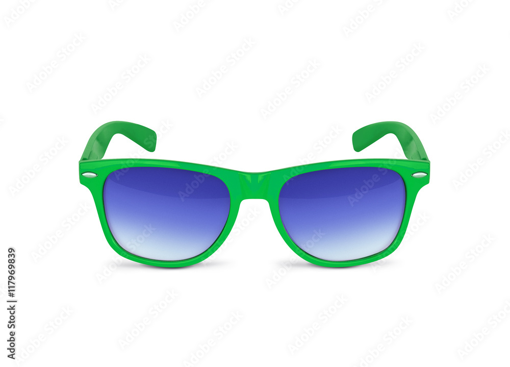 Fototapeta premium Green sun glasses