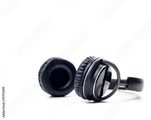 Headphones. Isolated on white background