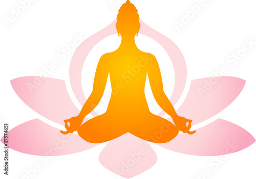 Buddha in lotus.