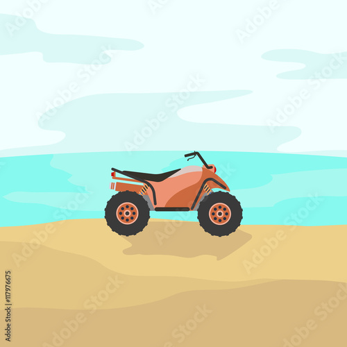 ATV vector illustration.