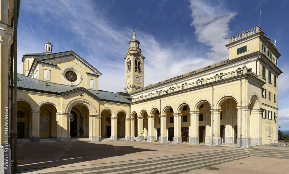 Madonna della Guardia sanctuary, Genova, Italy