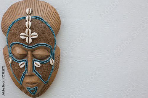 Wooden african mask