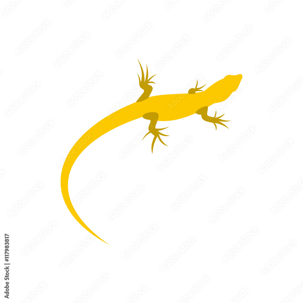 Fototapeta premium Triton icon in flat style on a white background