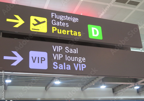 Malaga Airport Display