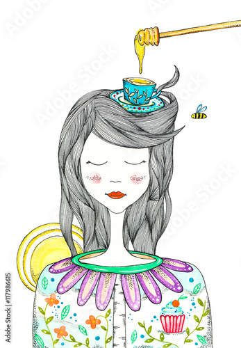 sweet sunny day with tea