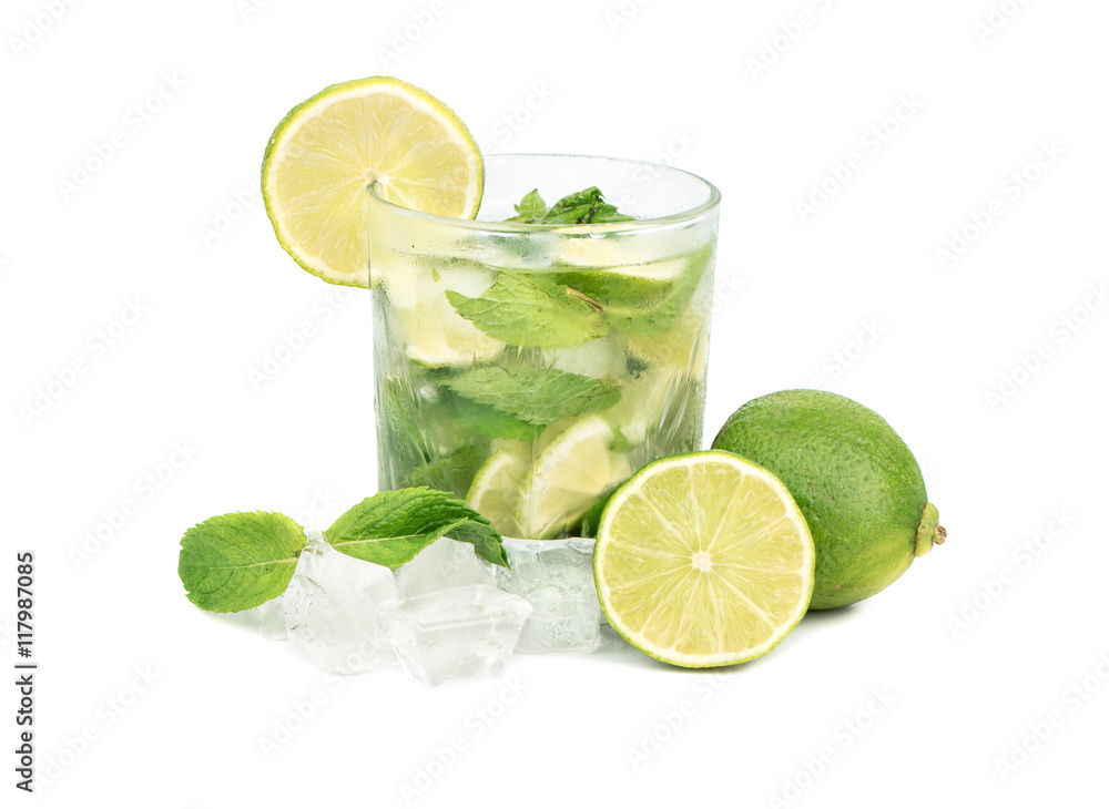 Fresh mojito in glass Fresh mojito in glass