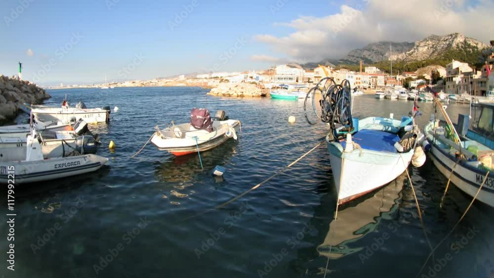 yachts and boats in small pretty harbour yachts and boats in small pretty harbour