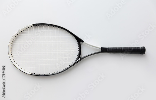 close up of tennis racket © Syda Productions