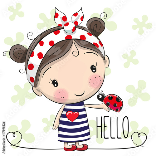 Cute Cartoon Girl