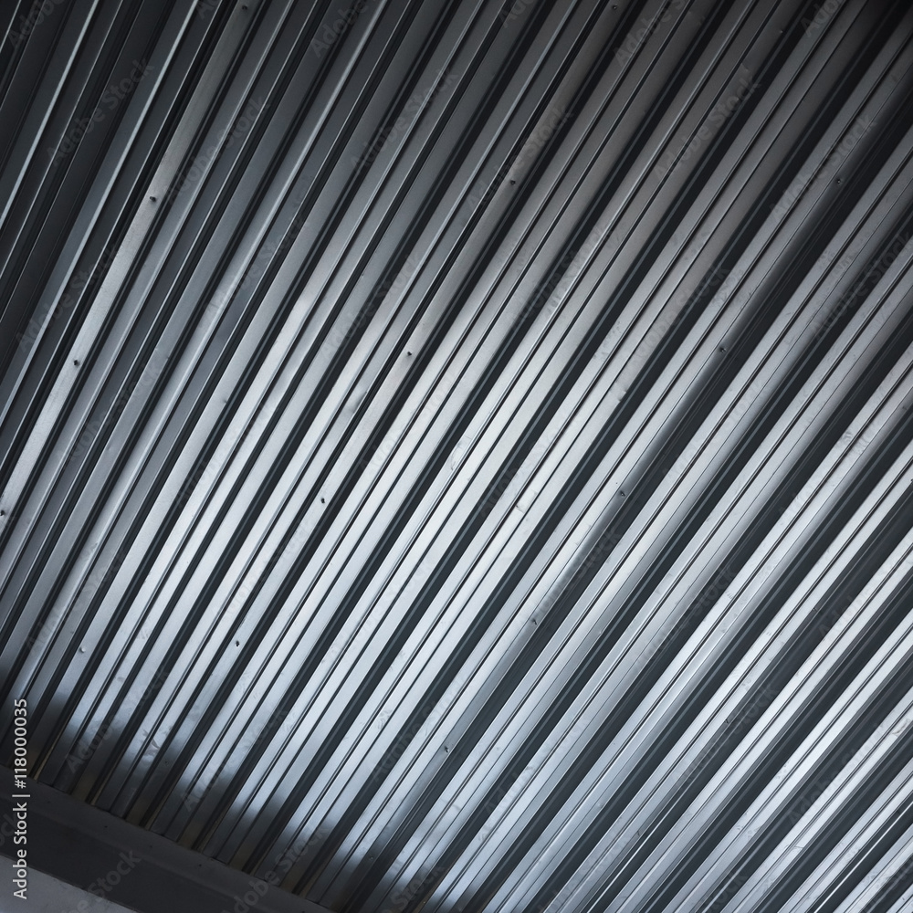 Shining corrugated metal background Shining corrugated metal background