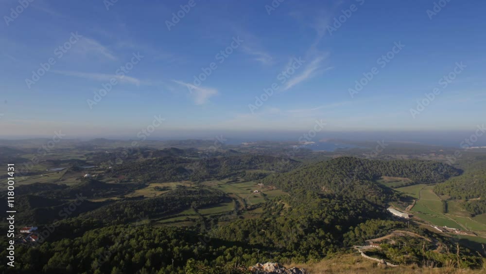 view over the Balearic islands menorca view over the Balearic islands menorca