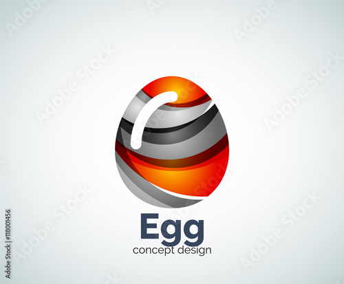 Free Download Vector egg logo template - GFXLoad