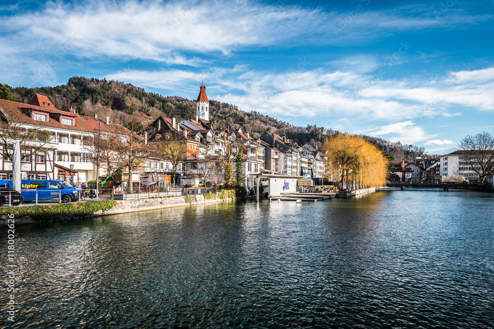 Obraz premium Thun in Switzerland