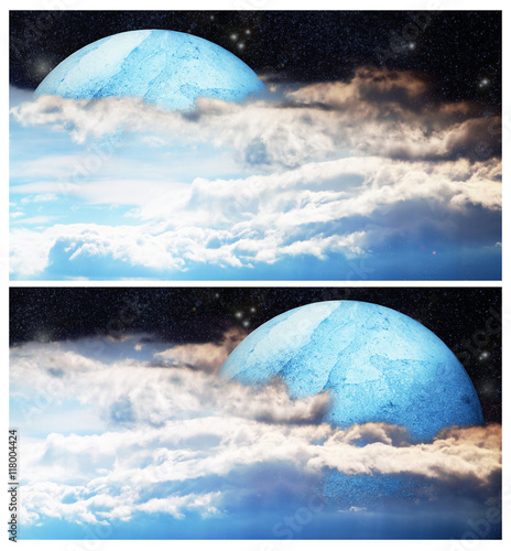 Fototapeta Naklejka Na Ścianę i Meble -  Outer space banners