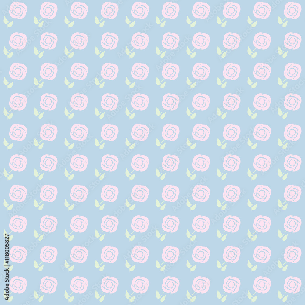 Trendy Floral Pattern in vector