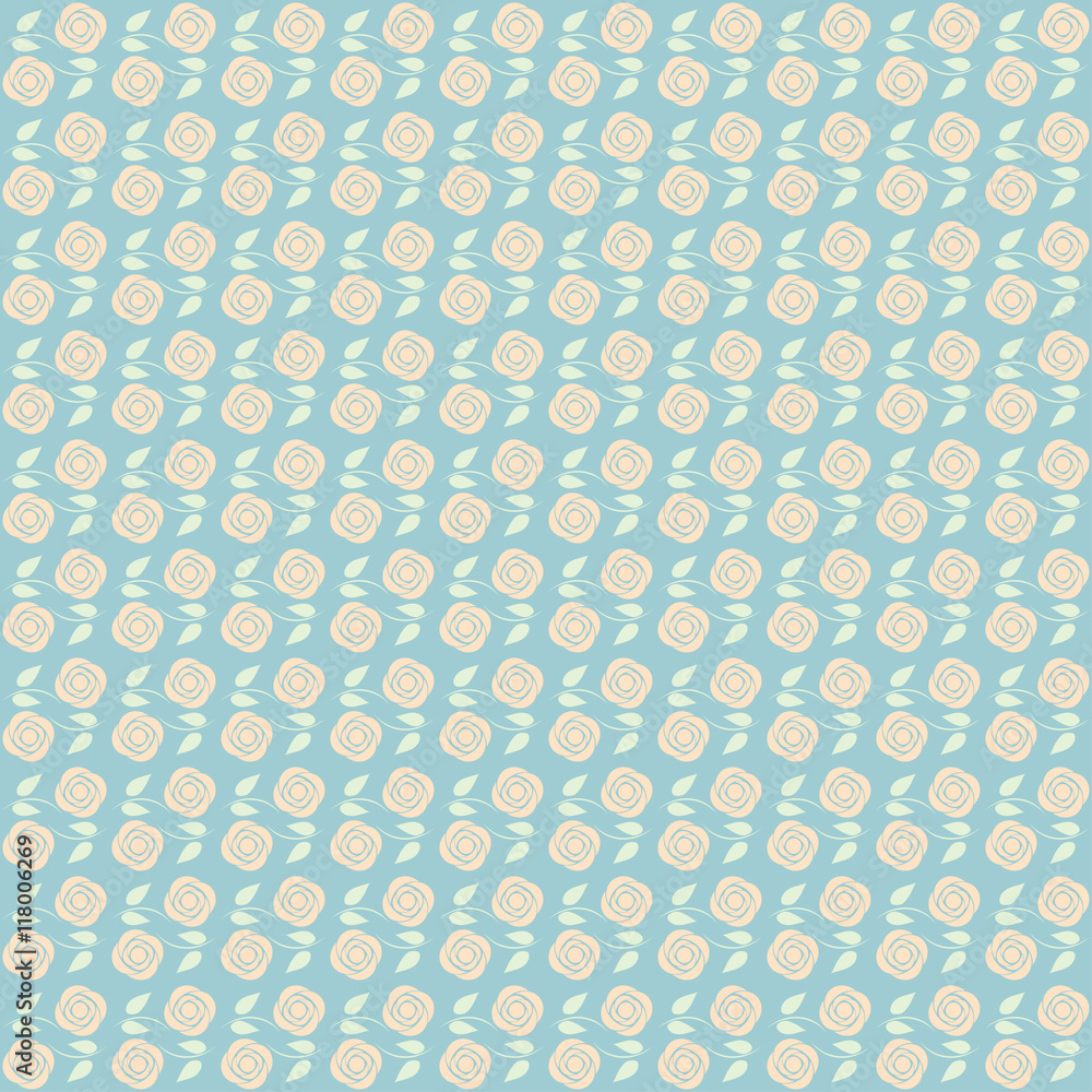 Trendy Floral Pattern in vector Trendy Floral Pattern in vector