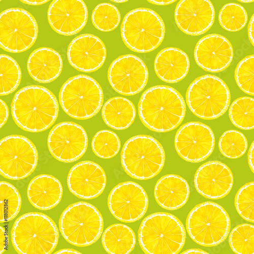 pattern with lemon