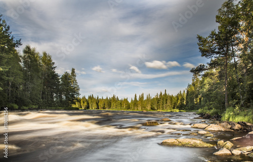 iron river in Lapland