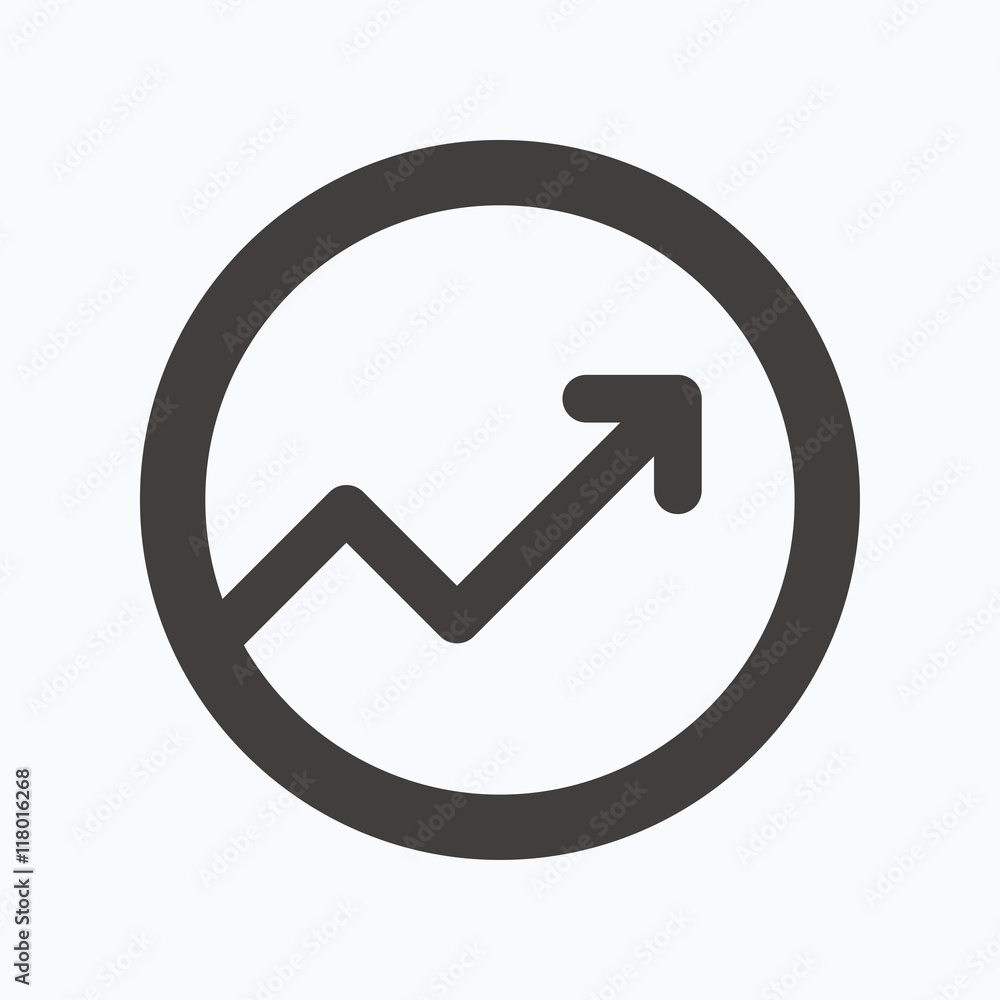 Graph icon. Business analytics chart sign. Graph icon. Business analytics chart sign.