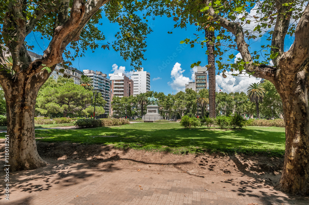 Fototapeta premium Pomnik generała Jose de San Martín w Rosario.