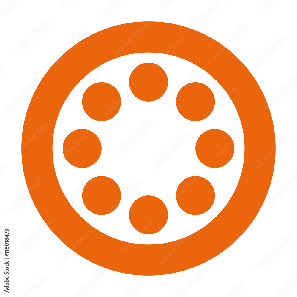 tape reel roll icon