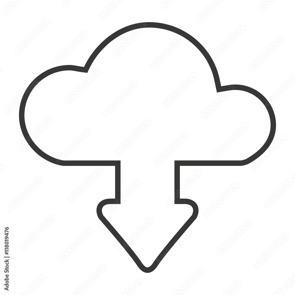 arrow download symbol isolated icon arrow download symbol isolated icon