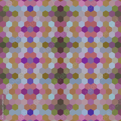 Wallpaper Mural Kaleidoscopic low poly hexagon style vector mosaic background Torontodigital.ca