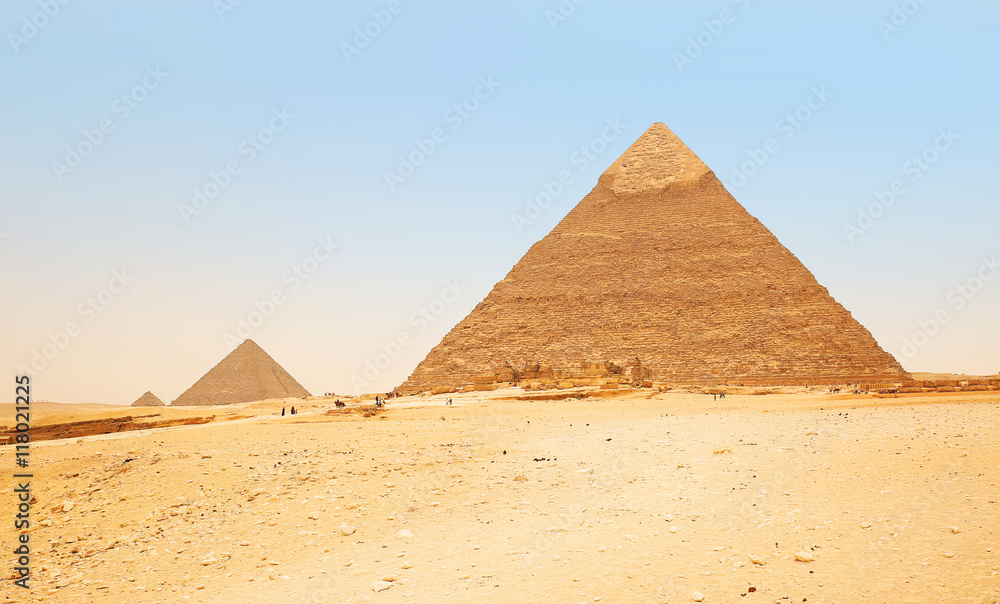Pyramids in Giza. Egypt