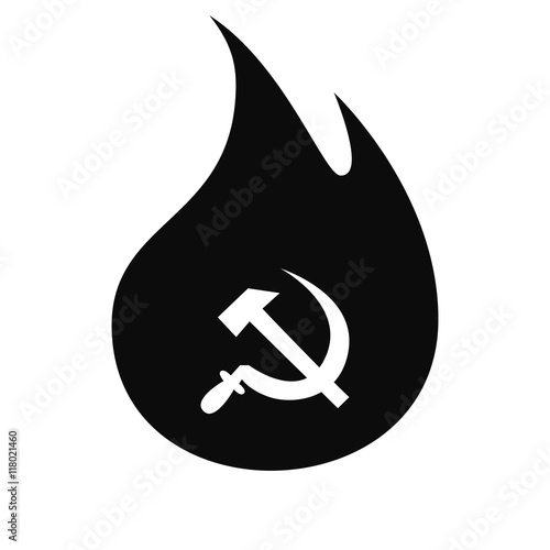 Hammer and sickle vector illustration